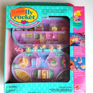 New in Box Polly Pocket baby stampin' playground